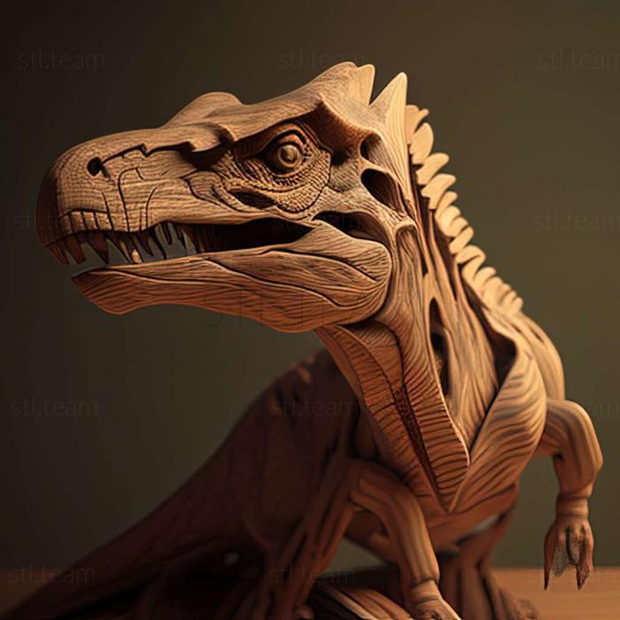 3D модель Рахіолізавр (STL)
